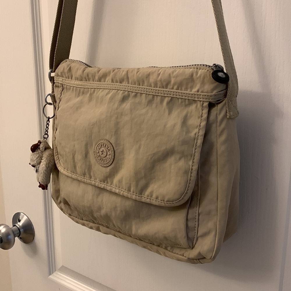Kipling Beige Rectangular Crossbody Bag - image 3